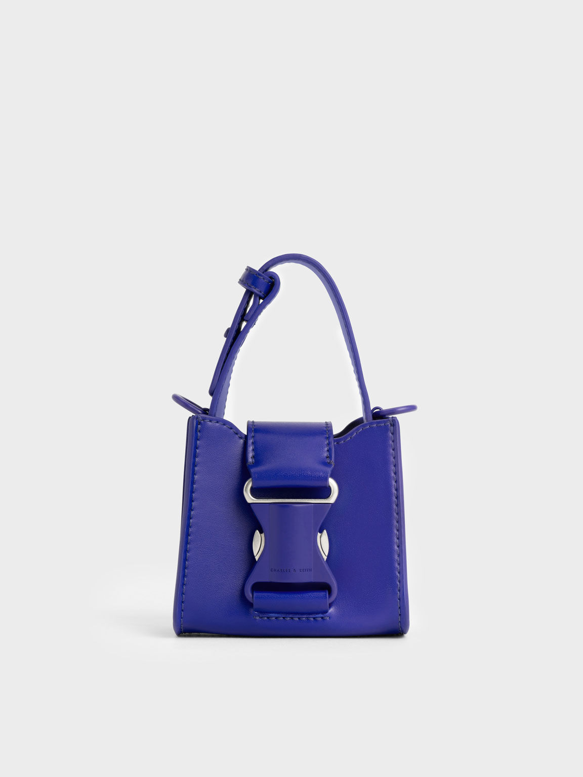Cobalt Ivy Top Handle Mini Bag - CHARLES & KEITH UK