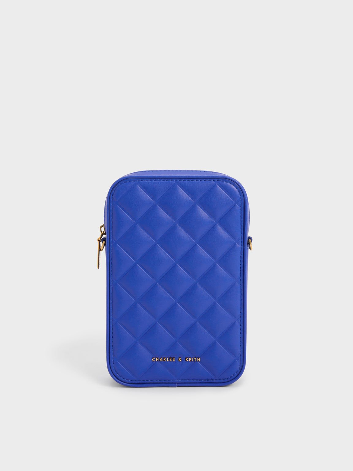Cerulean Bonnie Padded Phone Pouch - CHARLES & KEITH UK