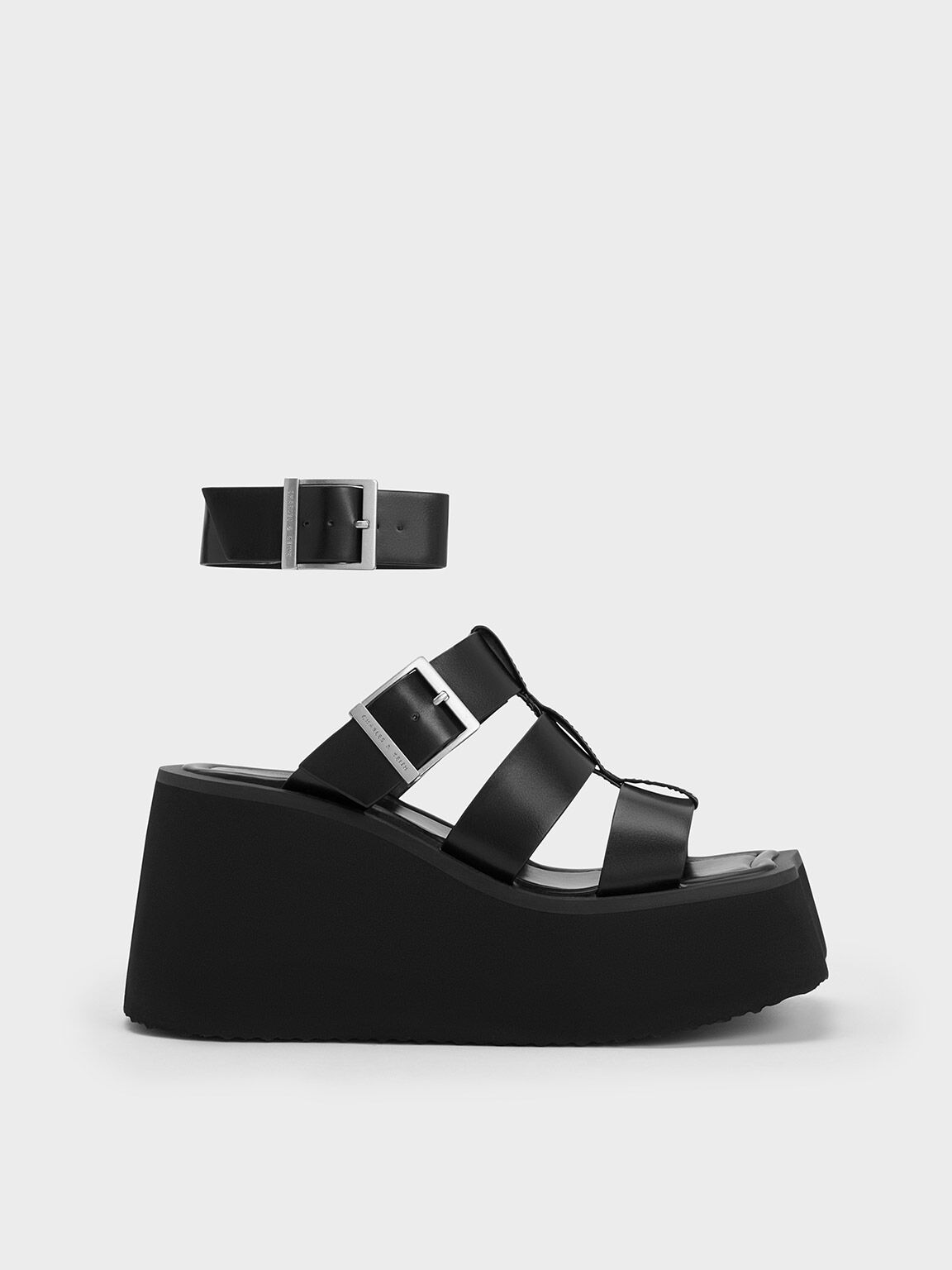 Wide Fit Chunky Gladiator Sandals | Boohoo UK