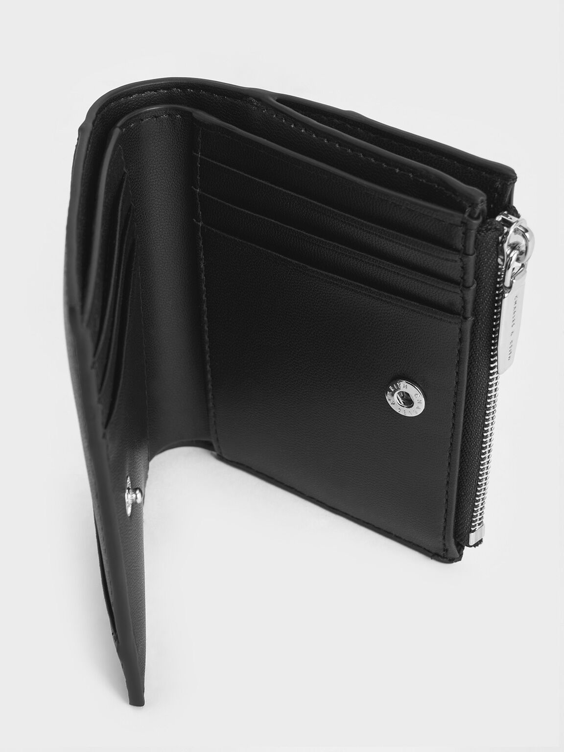 Trin Stitch-Trim Wallet, Noir, hi-res