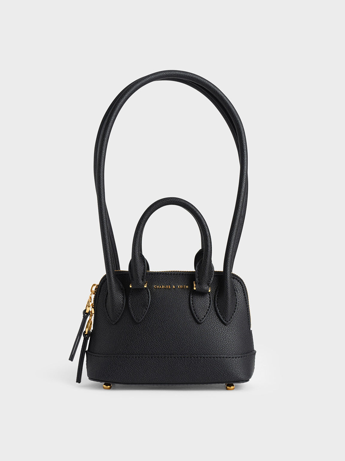 Black Harmonee Four Handle Handbag - CHARLES & KEITH UK