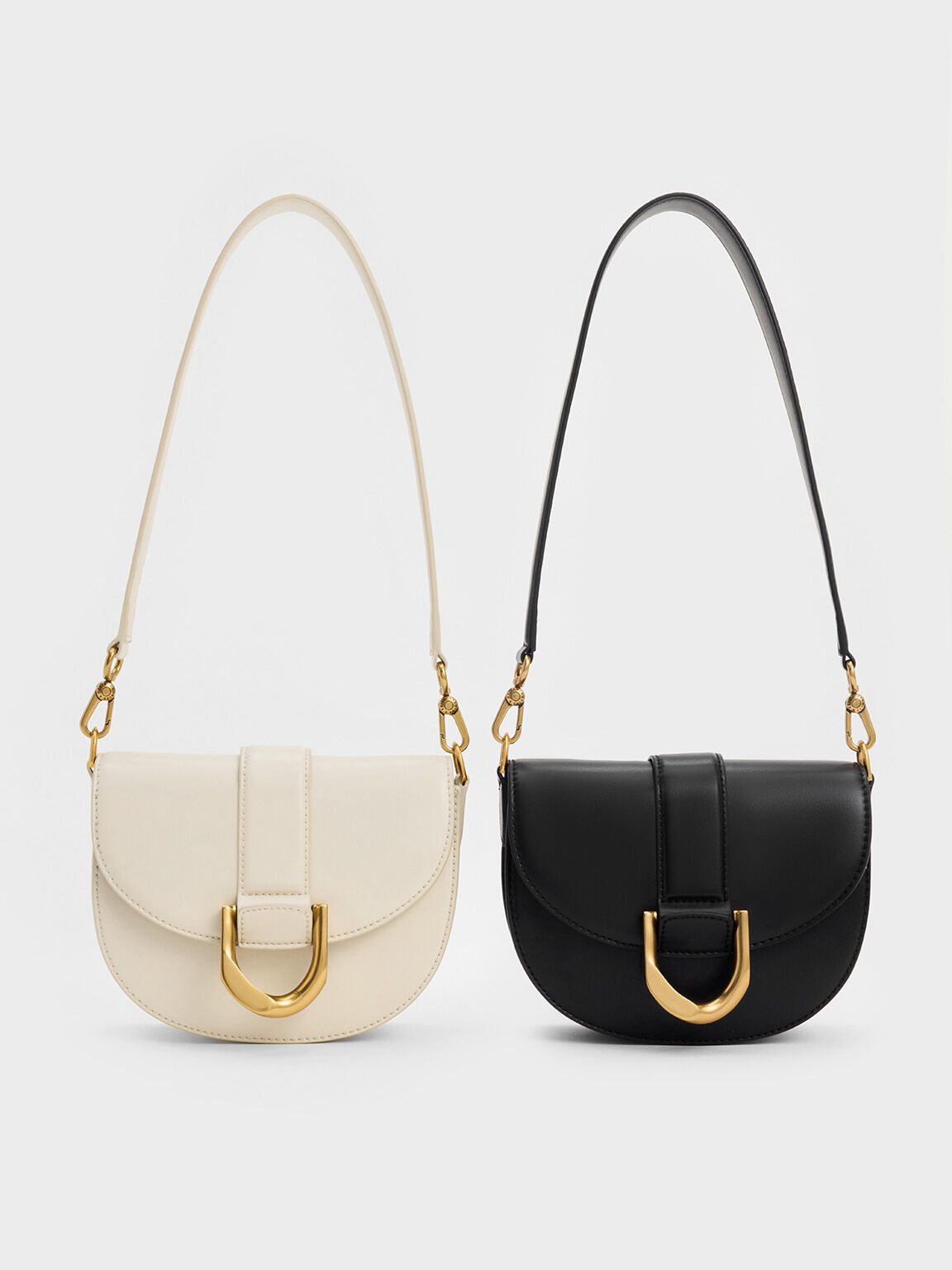 Mini Gabine Saddle Bag, Black, hi-res