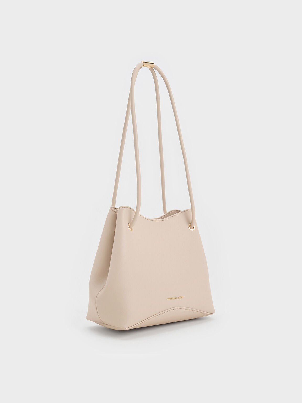 Sybill Geometric Bucket Bag, Oat, hi-res