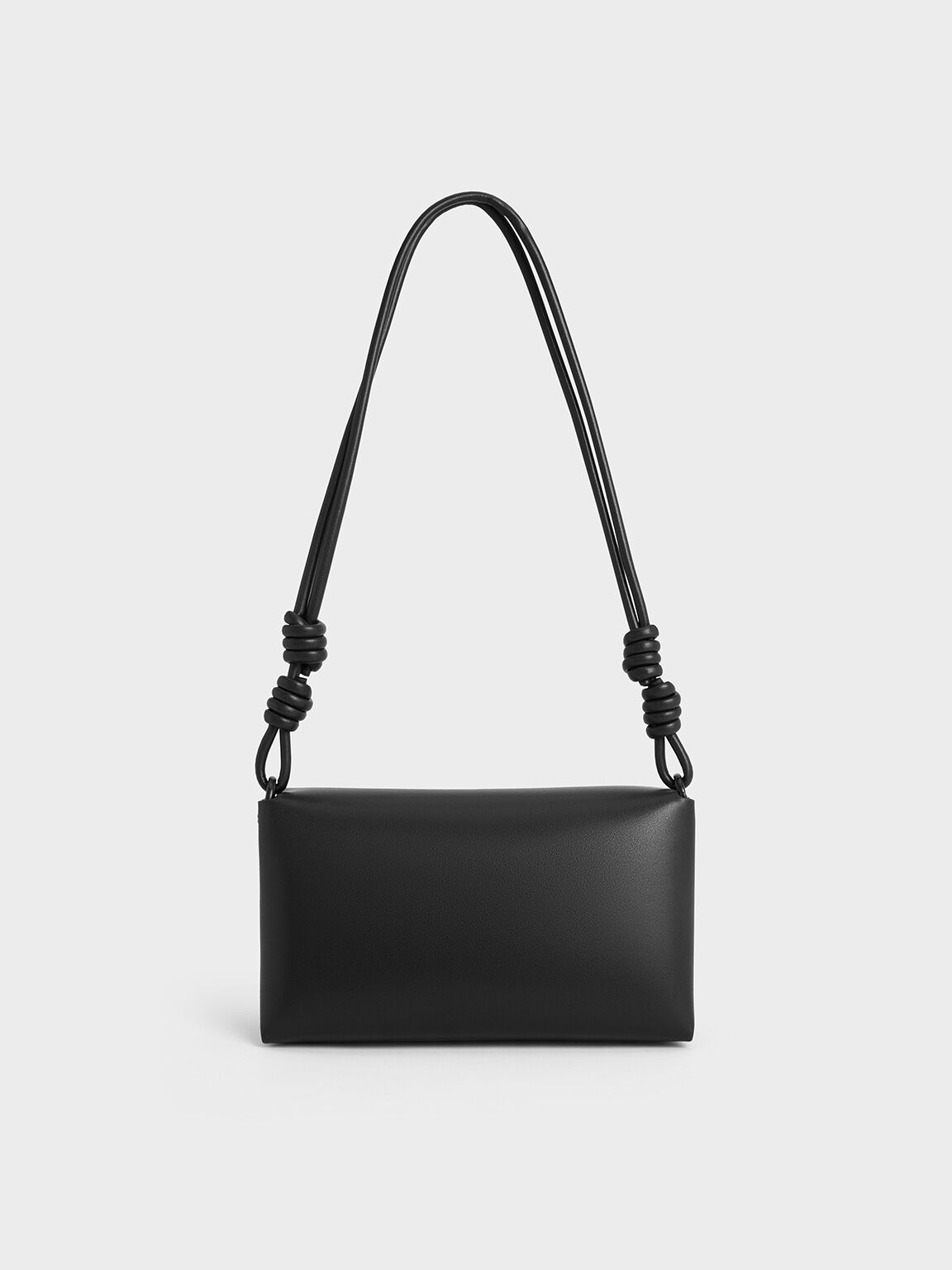 Midori Geometric Shoulder Bag, Jet Black, hi-res