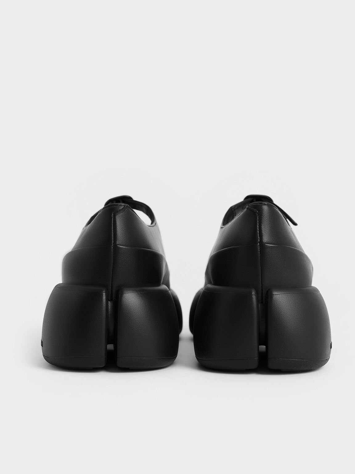 Jamie Sculptural Platform Mary Janes, Black, hi-res