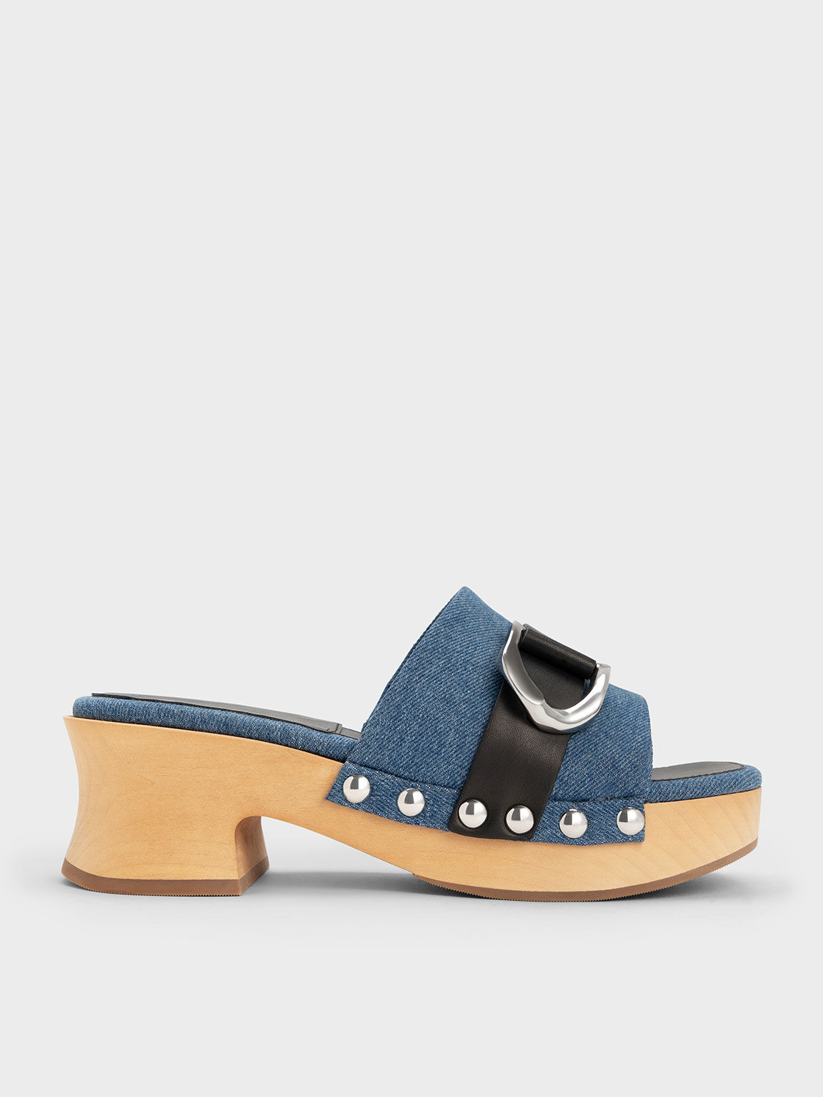 Leather Heeled Clogs - Tan | Boden UK