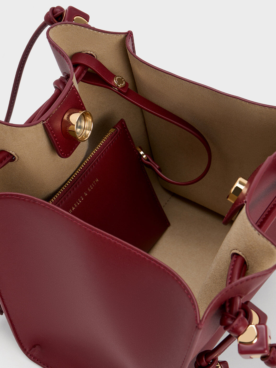 Kate Spade Burgundy Leather Tote Bag | DBLTKE Luxury Consignment Boutique