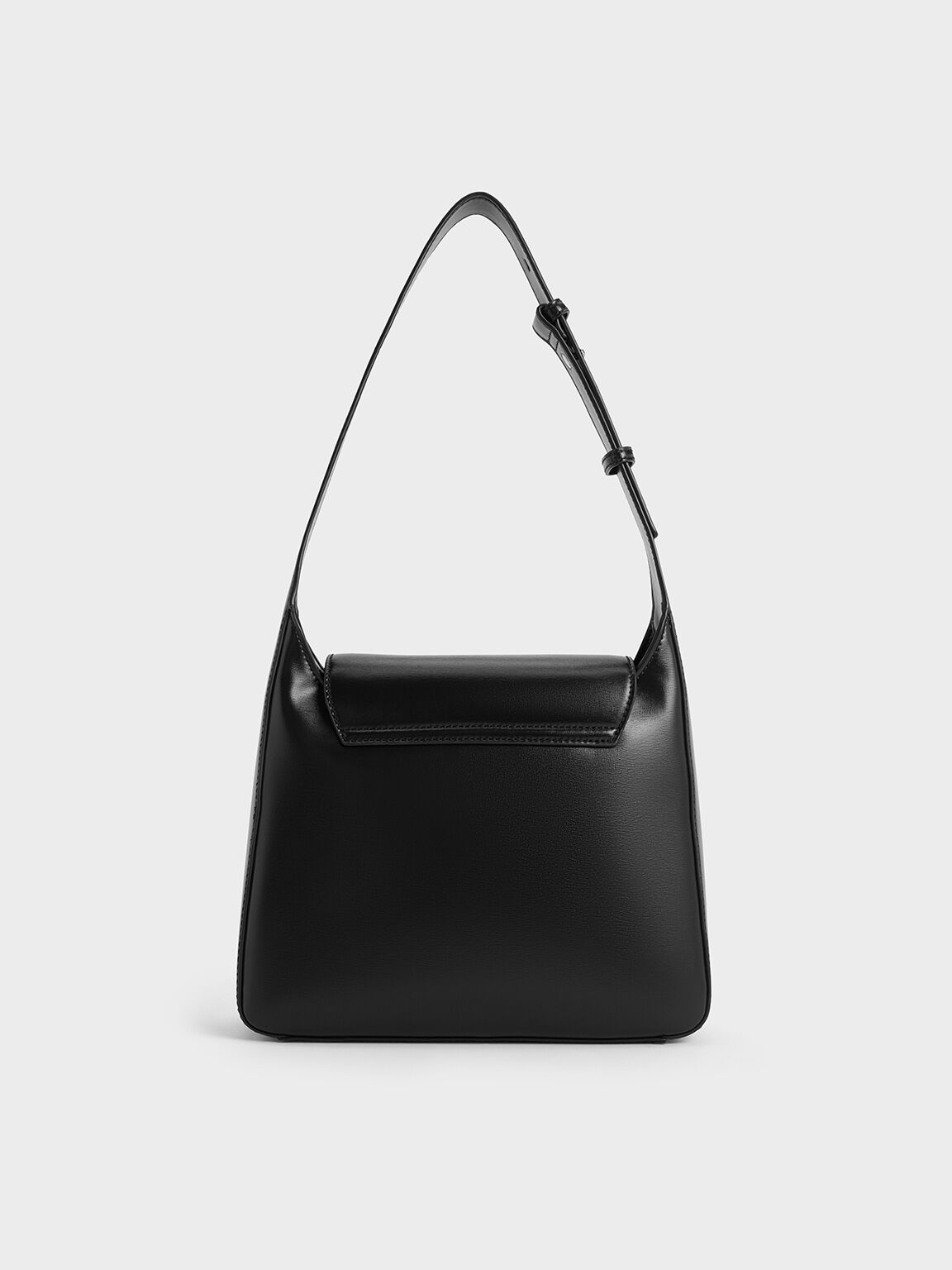 Adelie Envelope Hobo Bag, Noir, hi-res