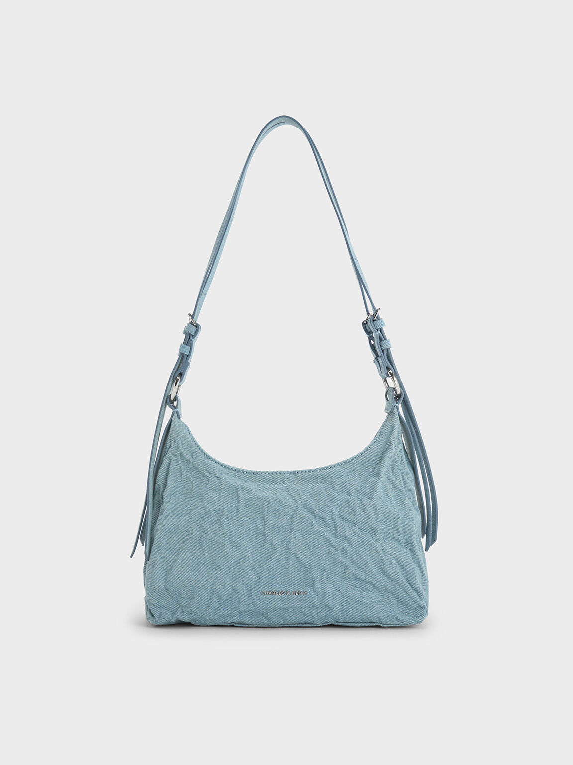 Lark Denim Hobo Bag, Denim Blue, hi-res