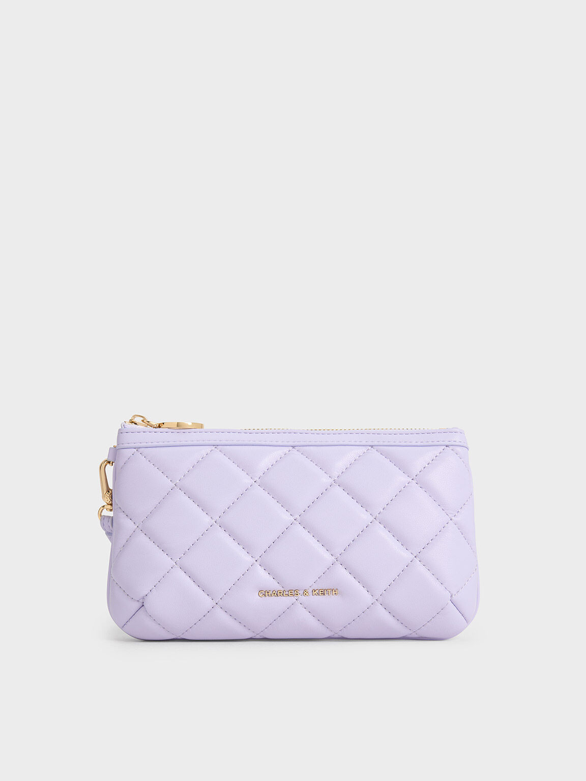 Cressida Quilted Wristlet, Lilac, hi-res