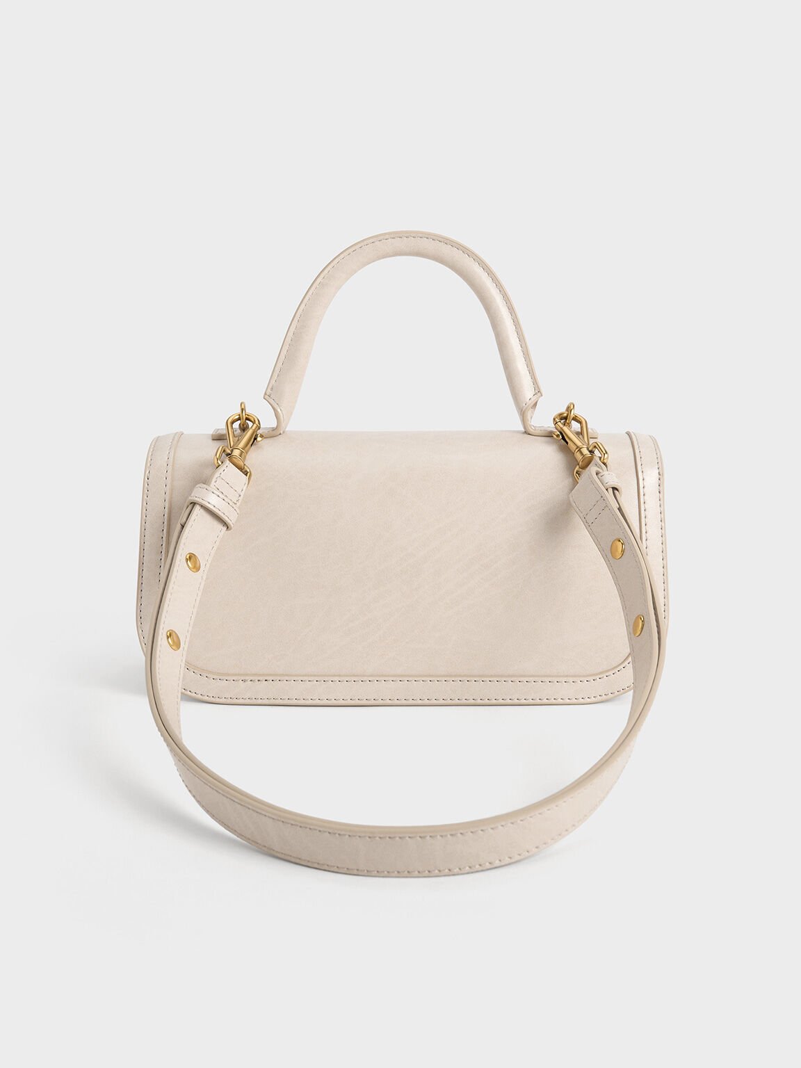 Charlot Elongated Top Handle Bag, Oat, hi-res