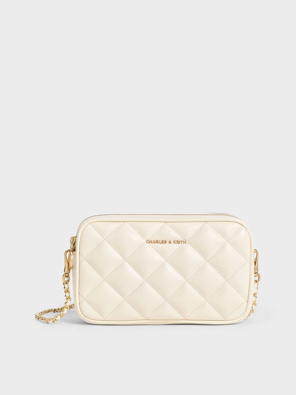 Mini Apfra Quilted Crossbody Bag, Cream, hi-res