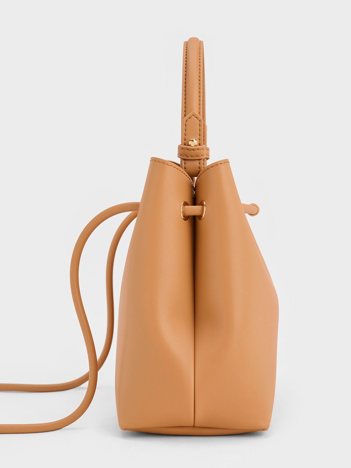 Sybill Geometric Bucket Bag, Toffee, hi-res