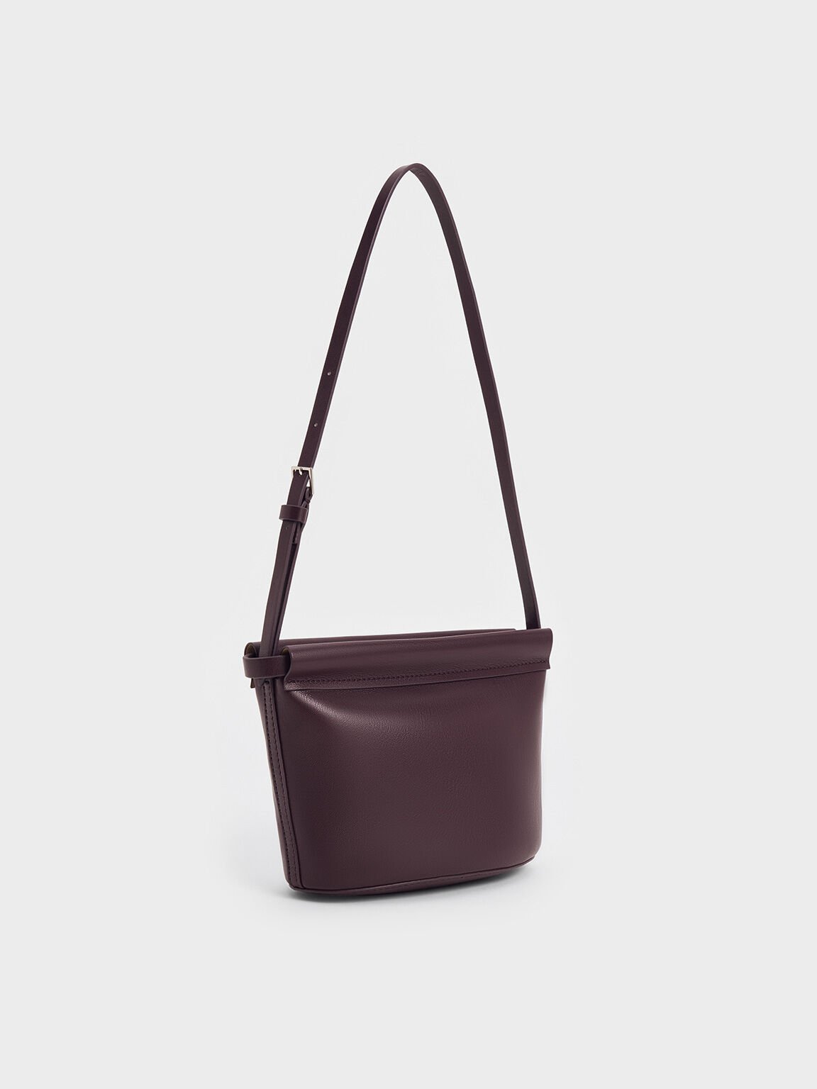 Ellis Bucket Bag, Plum, hi-res