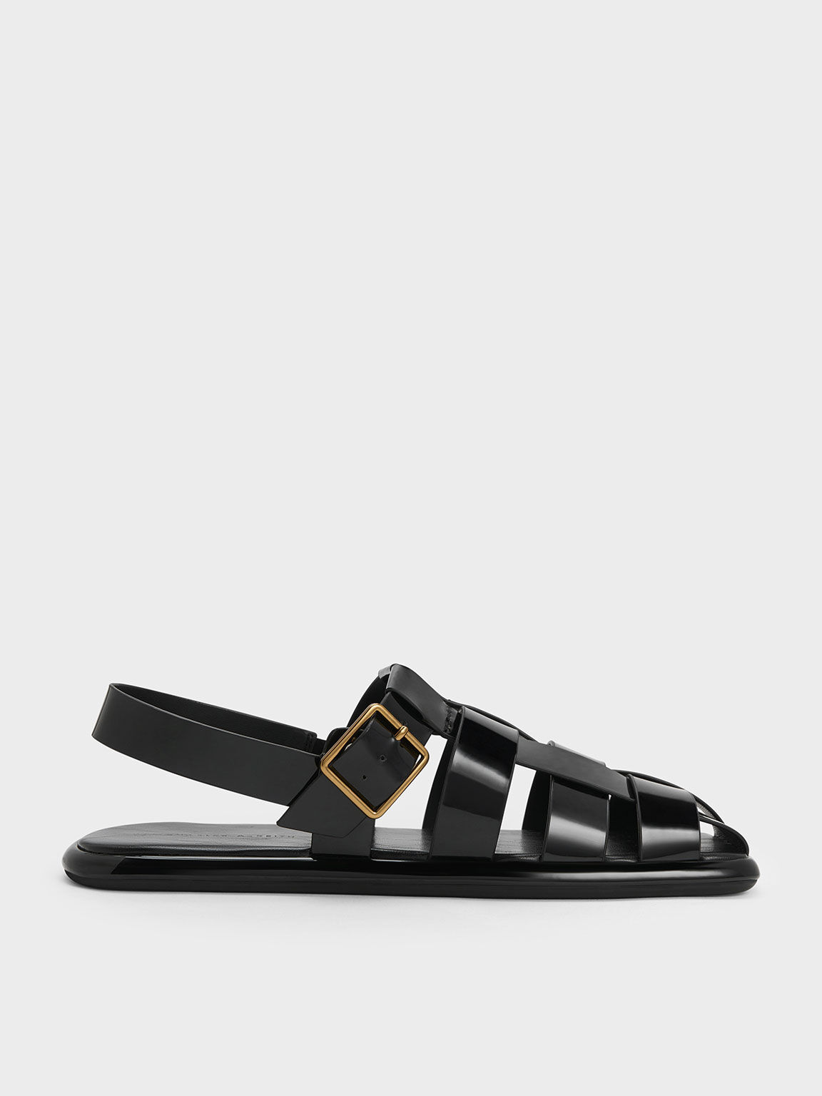 Black Eden Caged Sandals | PEDRO UK