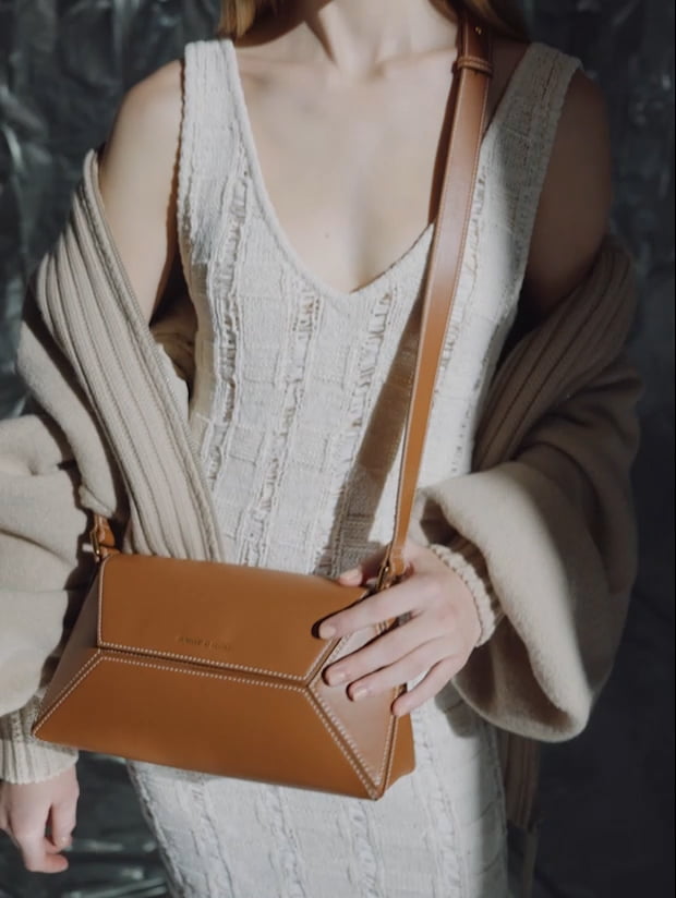 Sculptural Geometric Bags Winter 2022 CHARLES KEITH UK