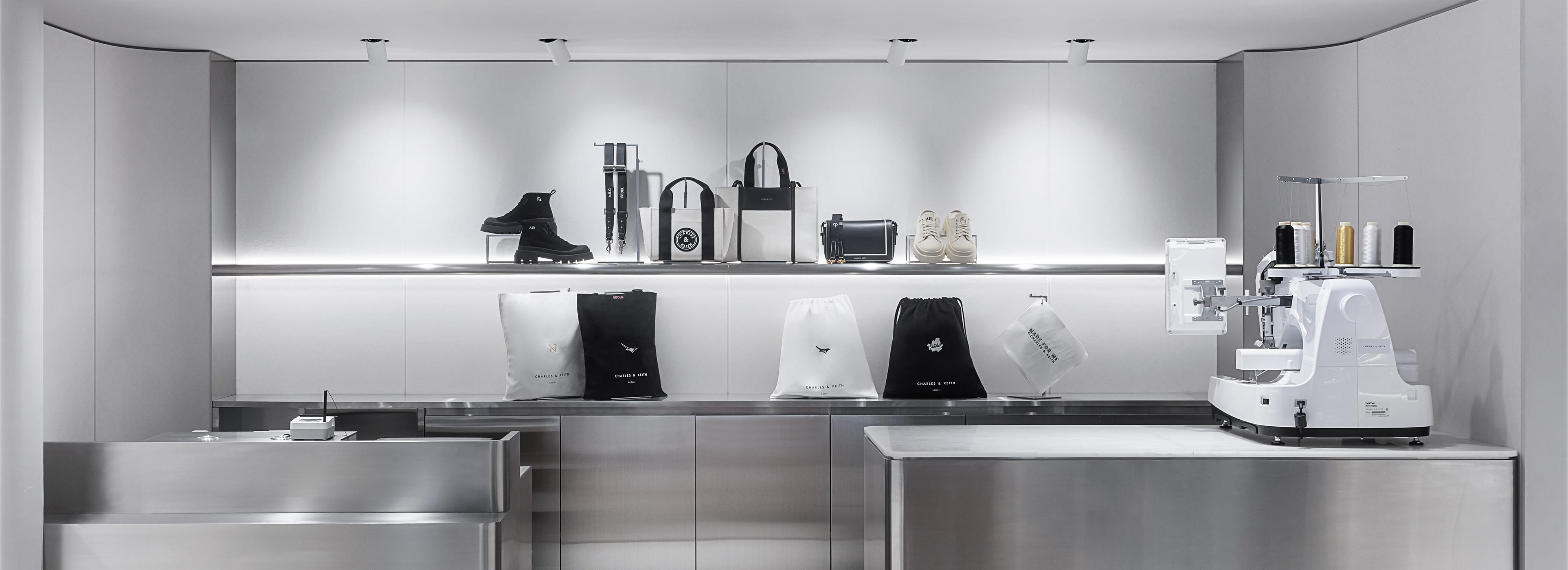 CHARLES & KEITH’s personalisation service station - CHARLES & KEITH