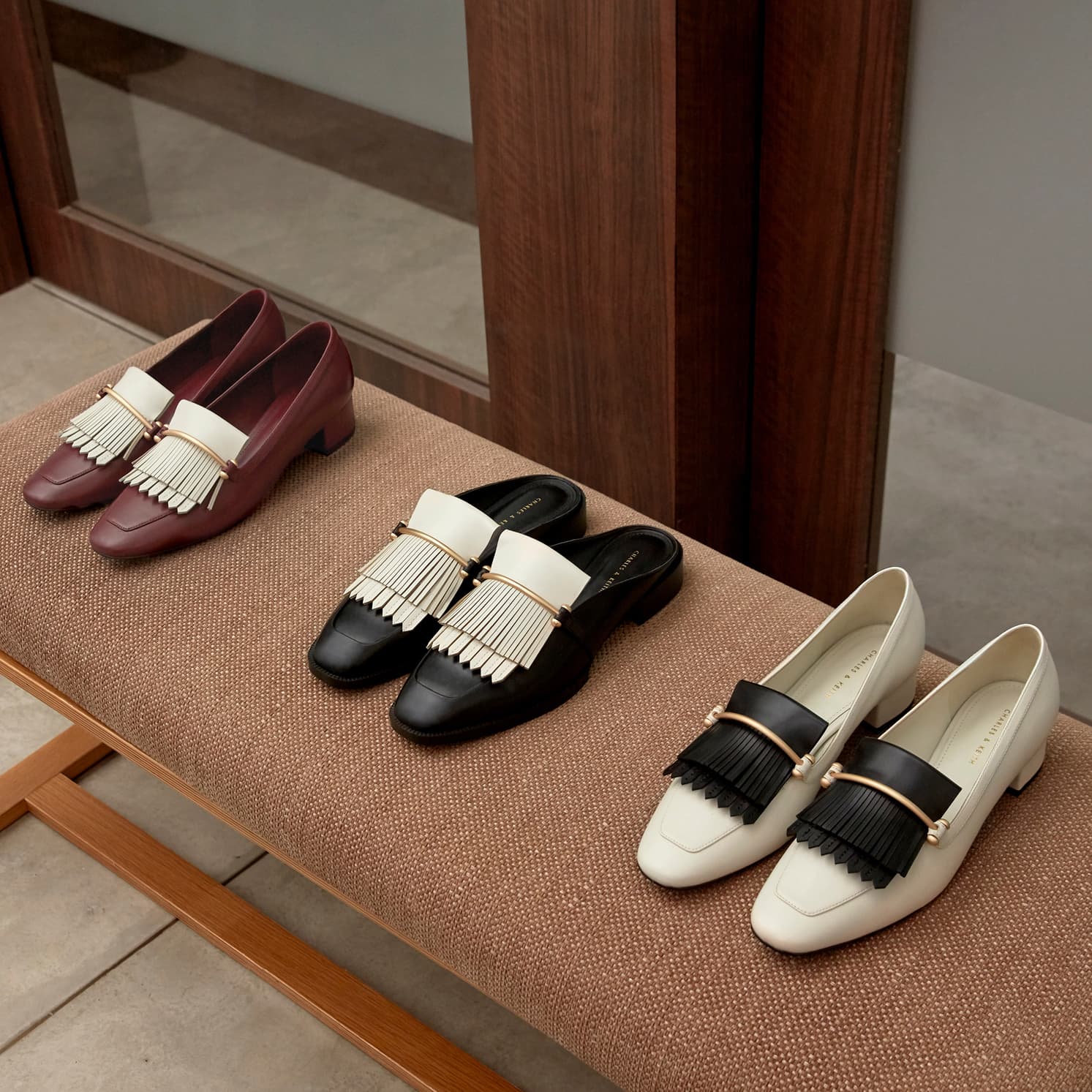 charles and keith loafers shoes