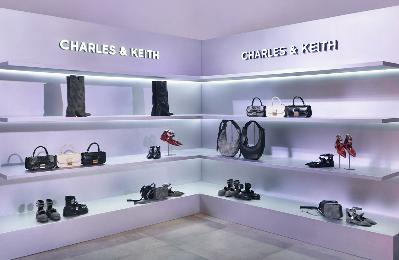 CHARLES & KEITH store at AEON Mall, Sen Sok city