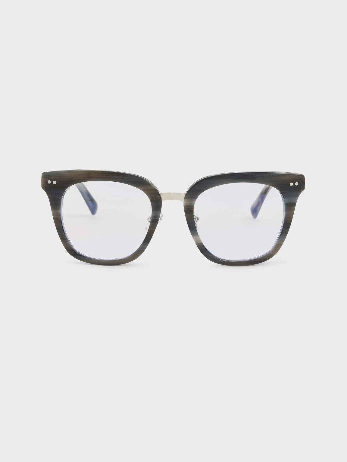 

Acetate Square Sunglasses, Grey