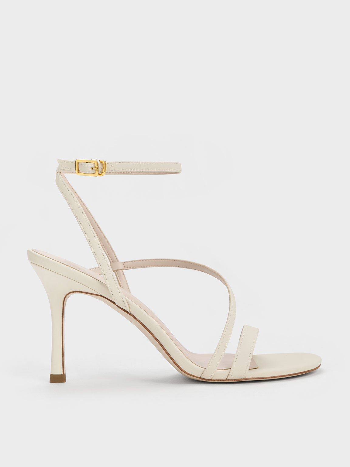 Charles & Keith - Asymmetric Strappy Heeled Sandals