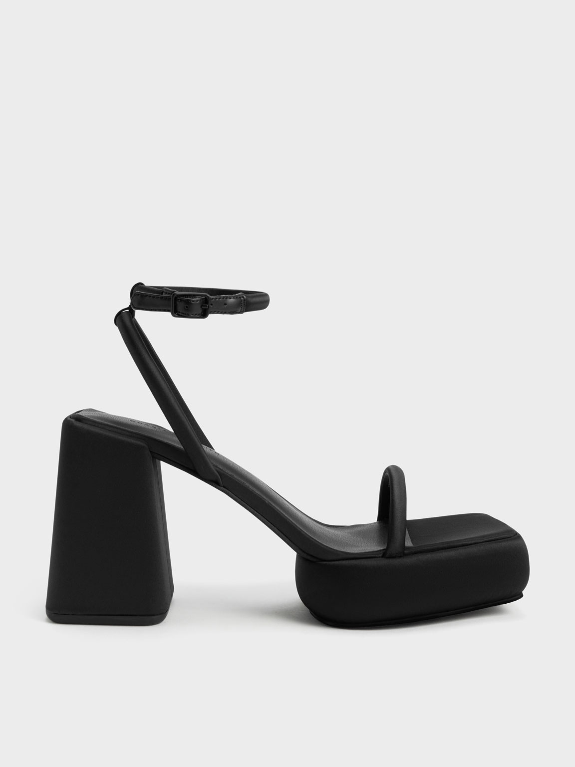 Charles & Keith - Lucile Satin Platform Sandals