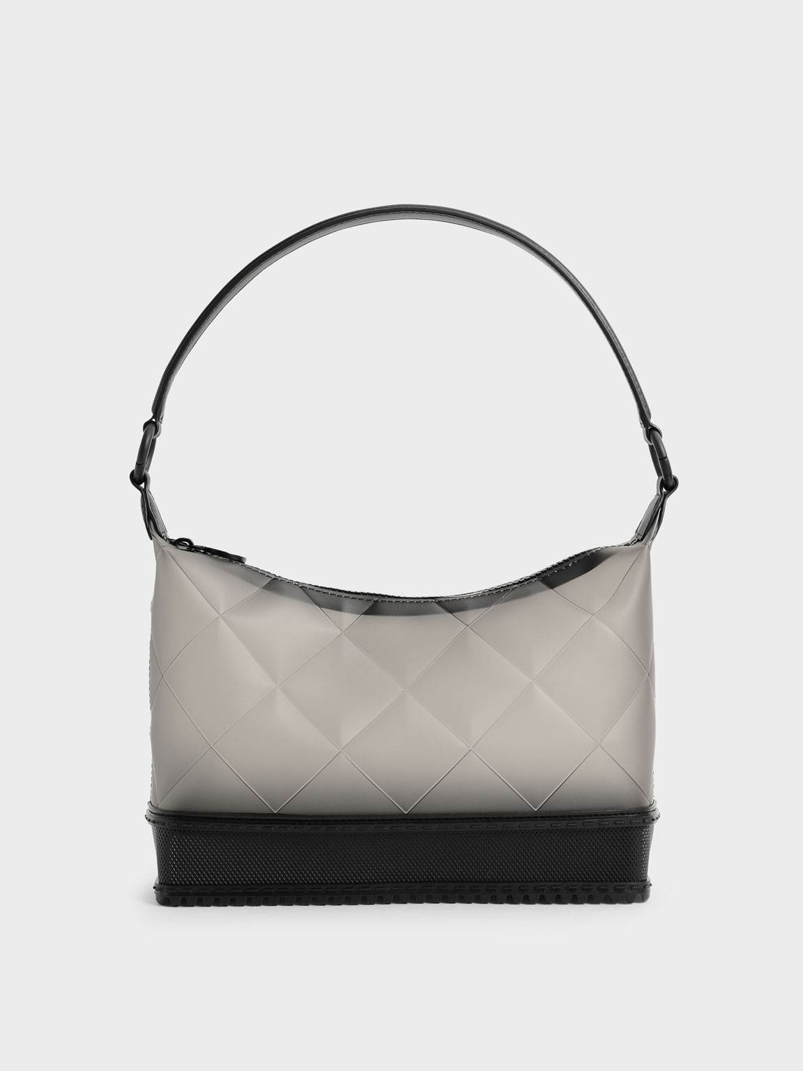 

Graphic Handle Quilted Shoulder Bag