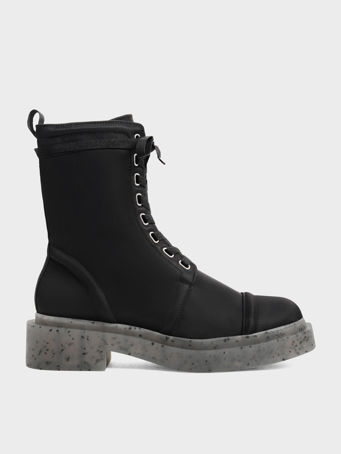 

Charli Recycled Nylon Lace-Up Ankle Boots