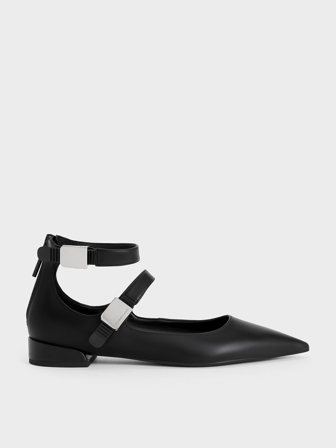 Charles & Keith - Robbie Pointed-Toe Mary Jane Flats