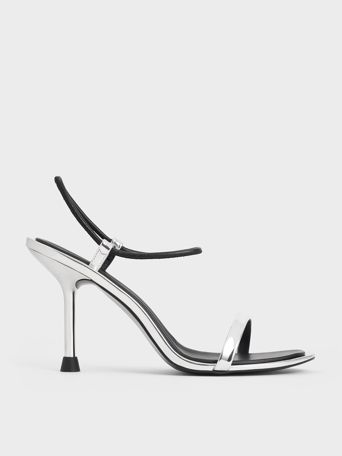 Charles & Keith - Stiletto-Heel Ankle-Strap Pumps