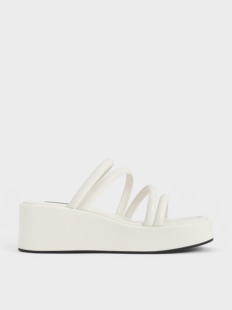 Charles & Keith - Strappy Platform Wedges