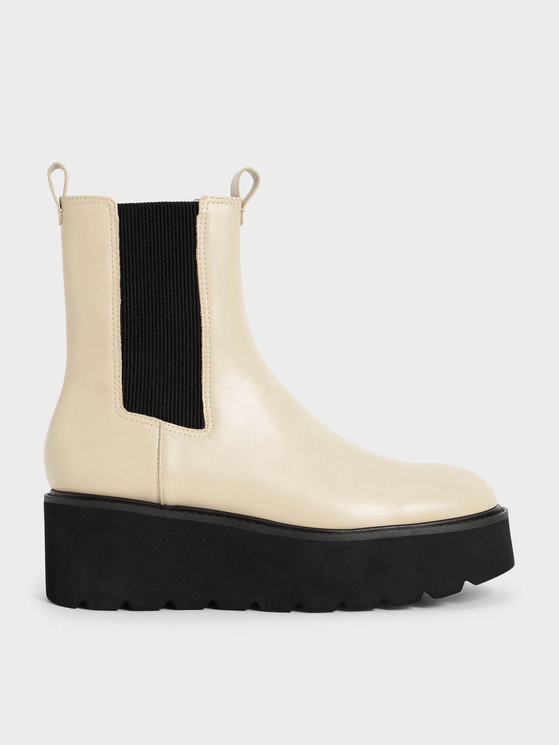 

Platform Chelsea Boots, Sand