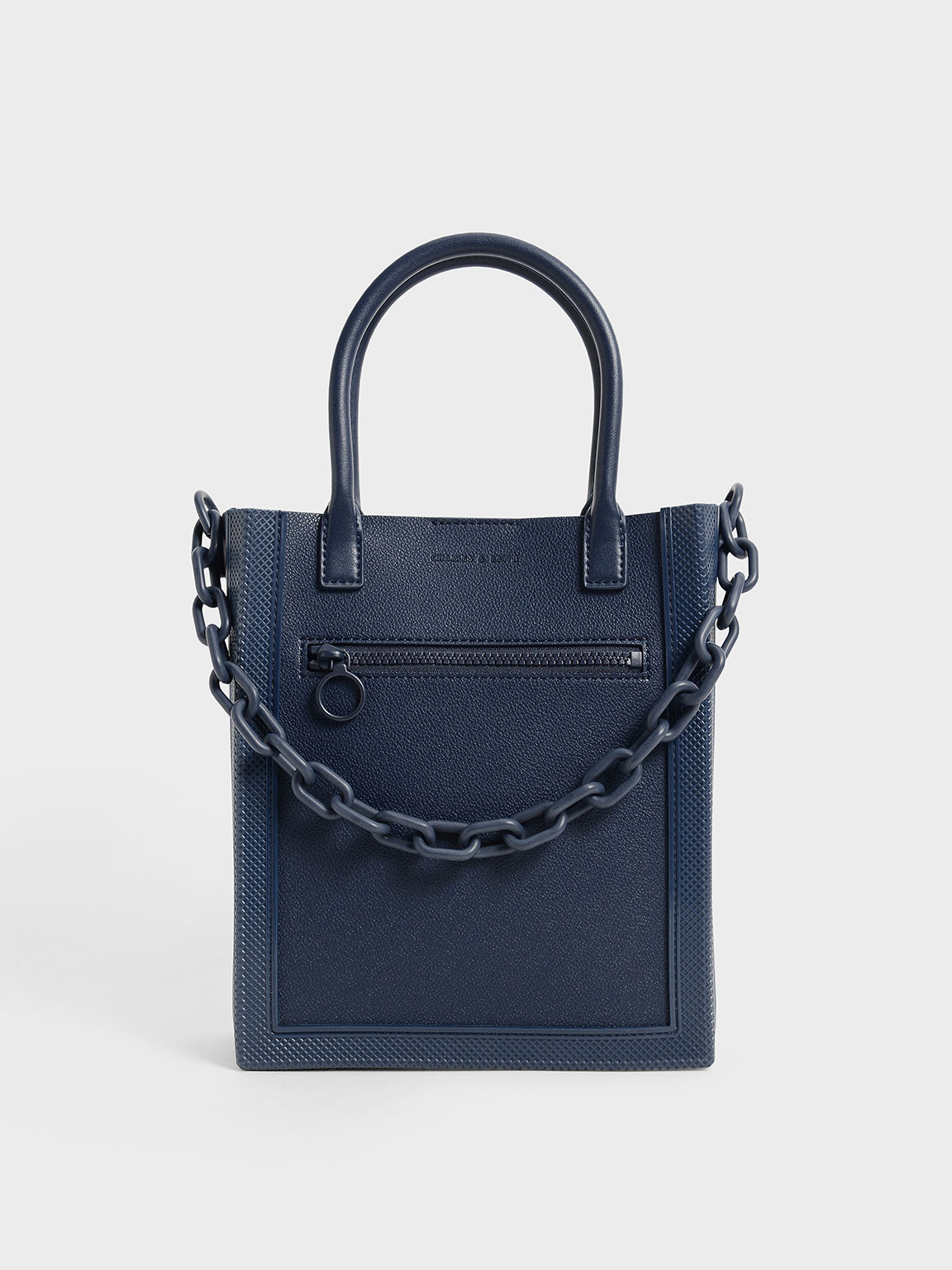 

Chain Link Tote Bag, Navy