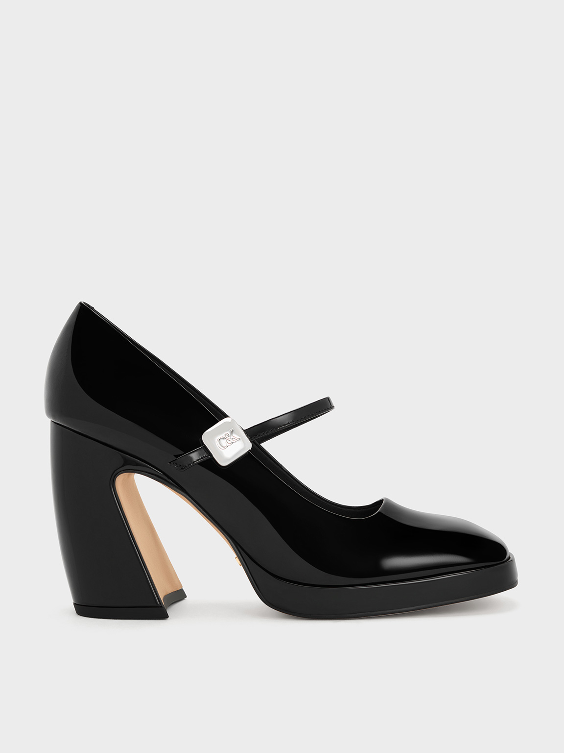 Charles & Keith - Jyll Patent Leather Platform Mary Janes