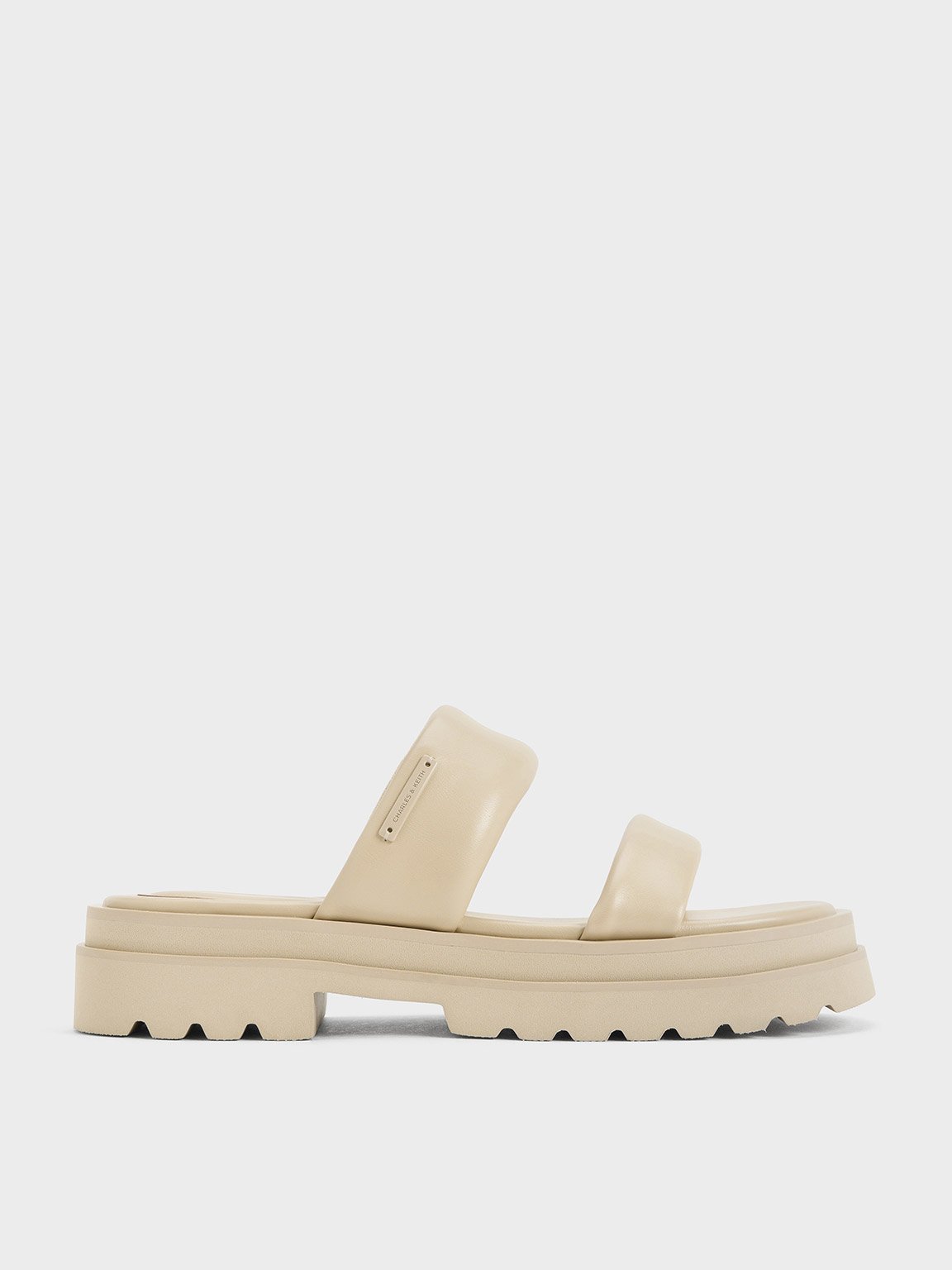 Charles & Keith - Tattie Puffy-Strap Sandals