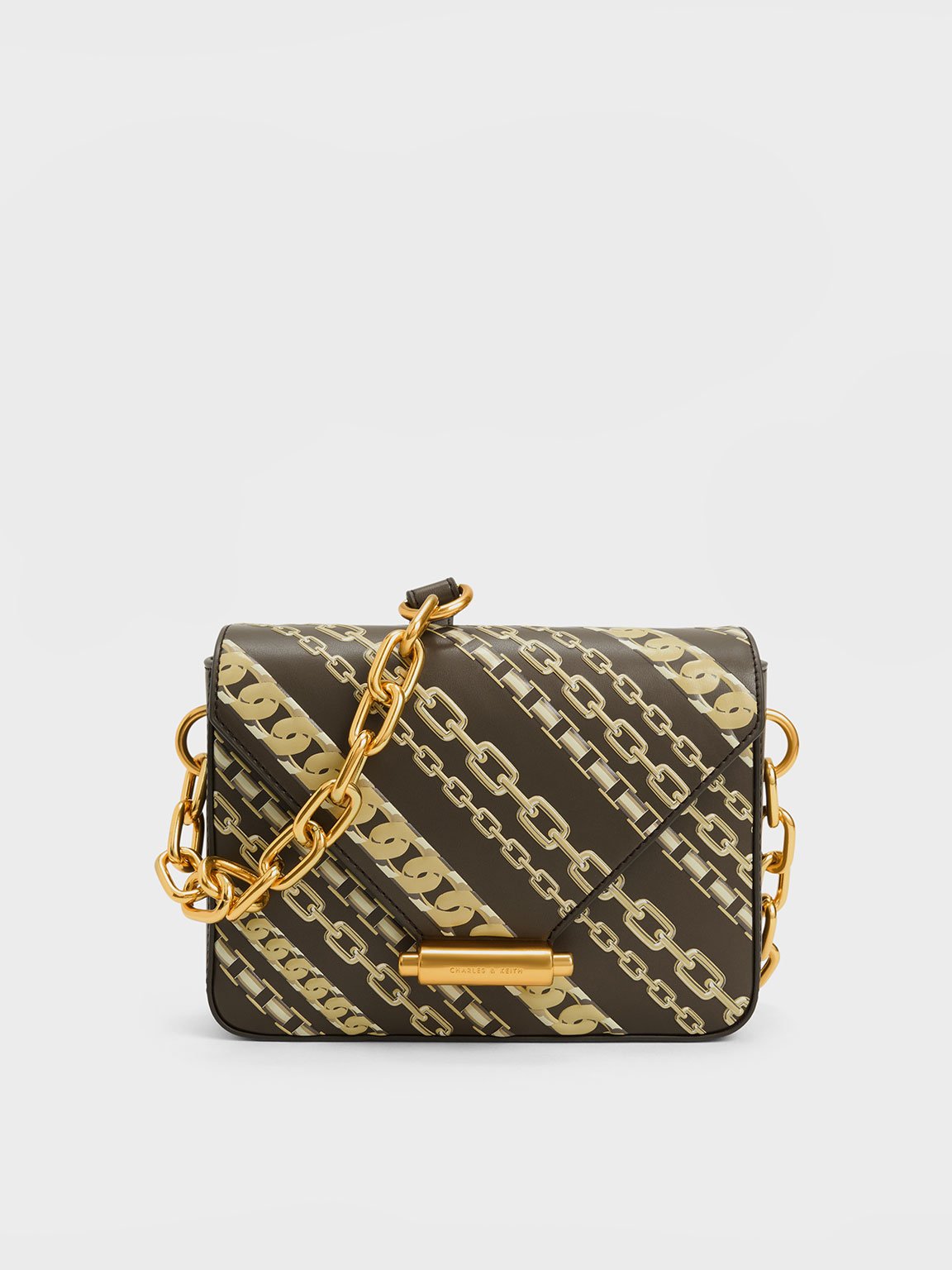 Charles & Keith - Lola Printed Envelope Crossbody Bag