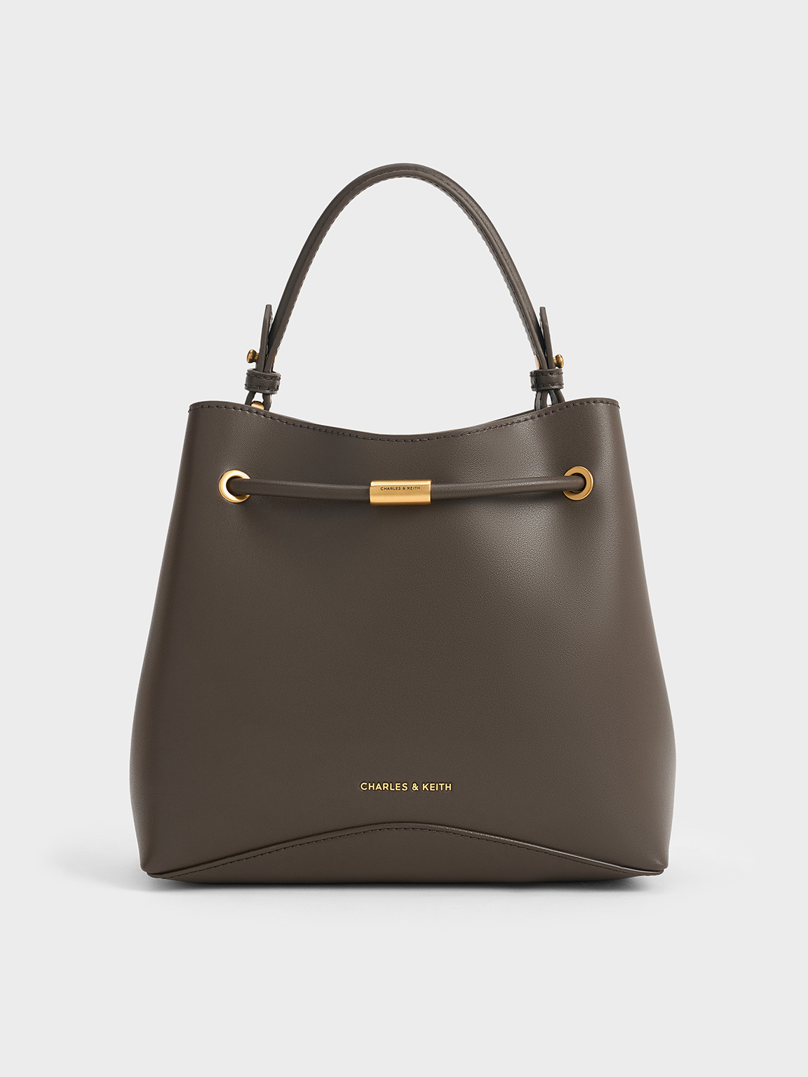 Charles & Keith - Sybill Geometric Bucket Bag