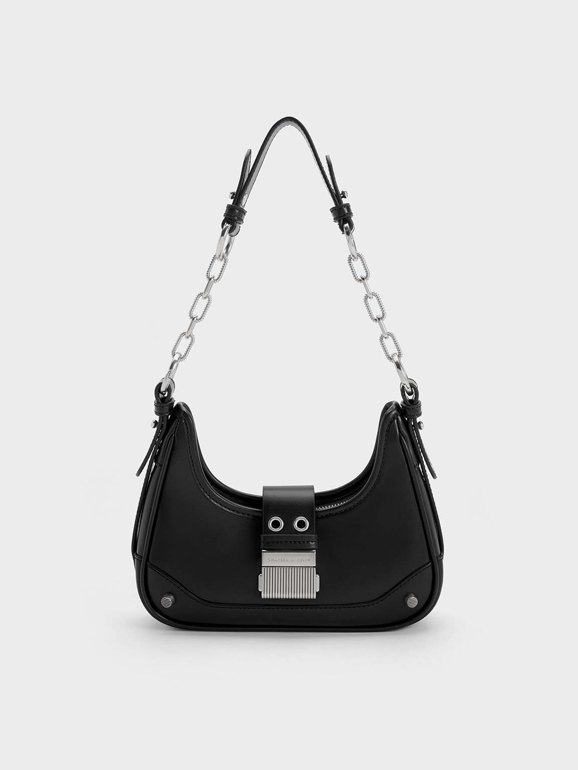 Charles & Keith - Winslet Belted Hobo Bag