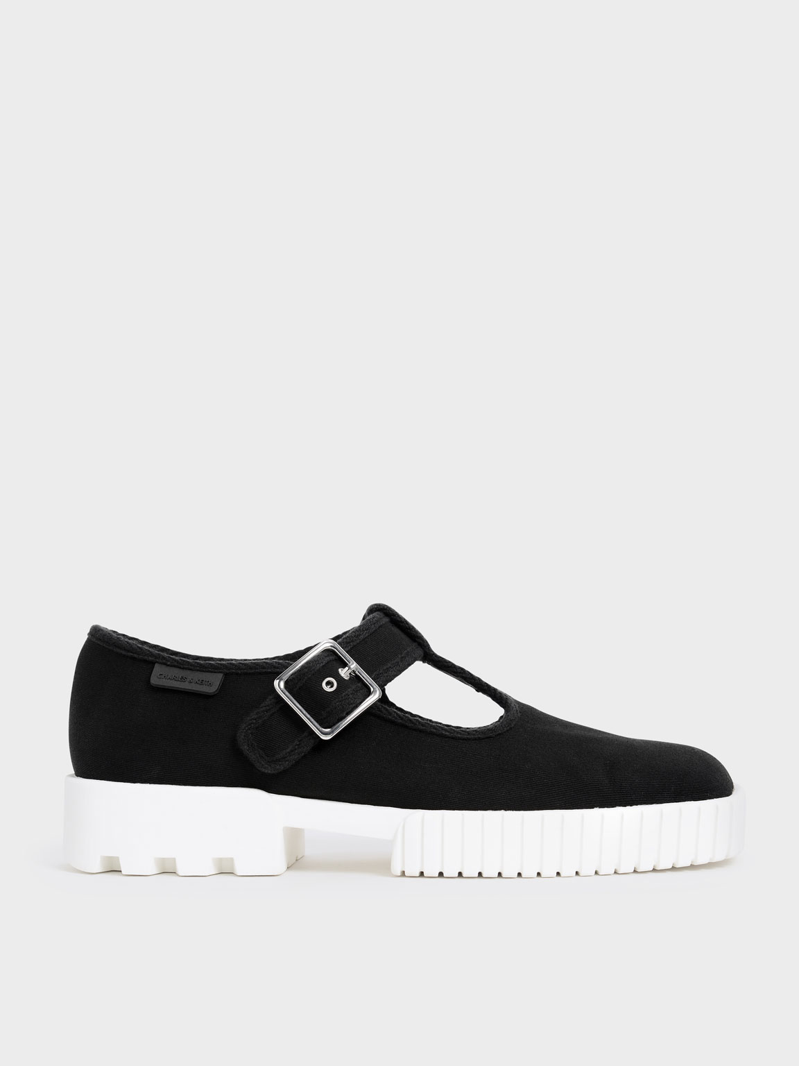 

Cotton Buckled Sneakers