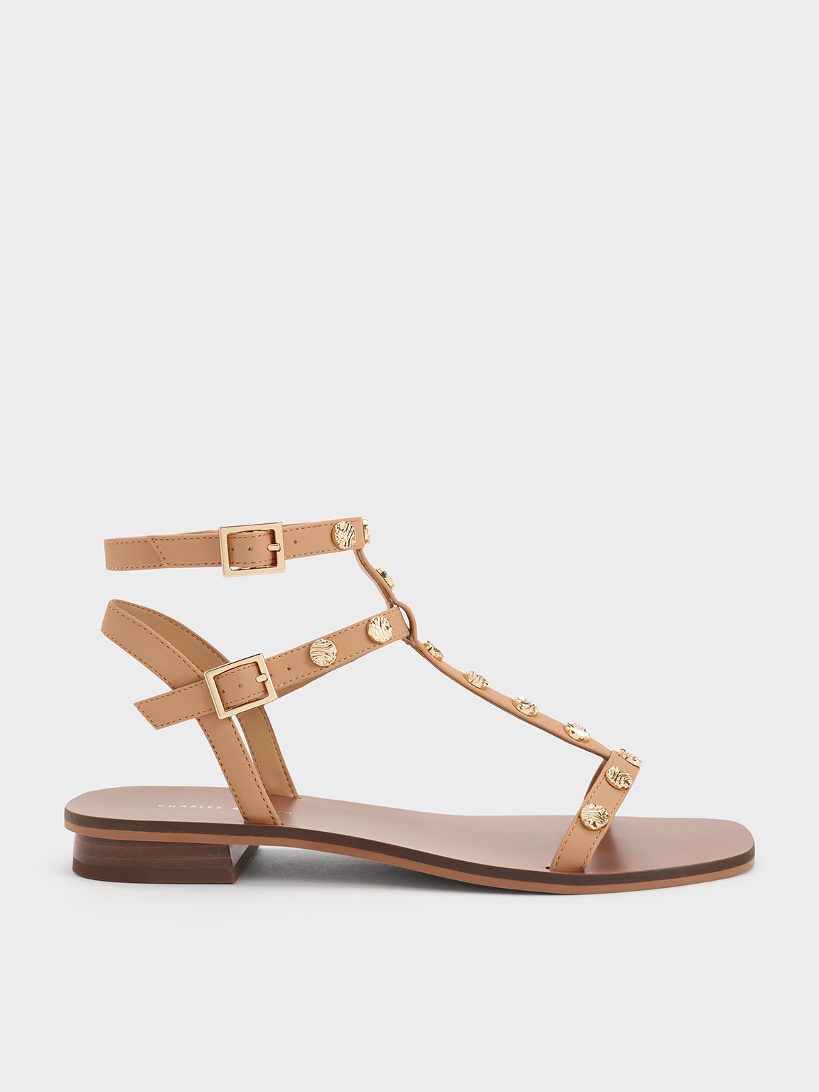 Charles & Keith - Studded Gladiator Sandals