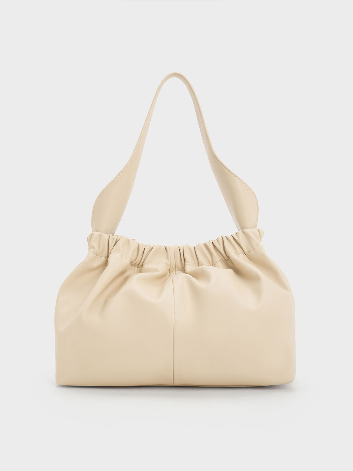 Charles & Keith - Large Ally Ruched Slouchy Bag