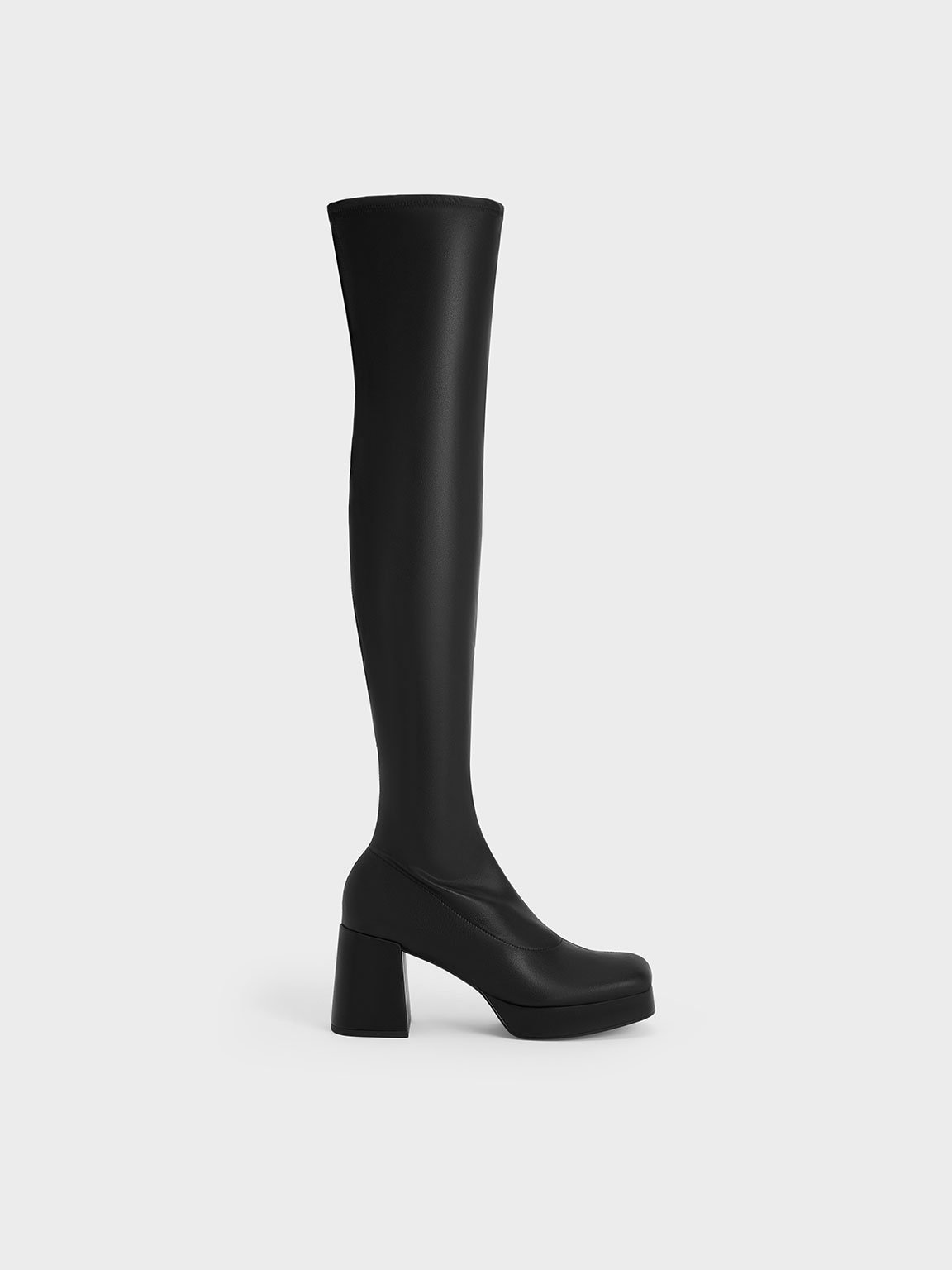 Charles & Keith - Evie Platform Thigh-High Boots