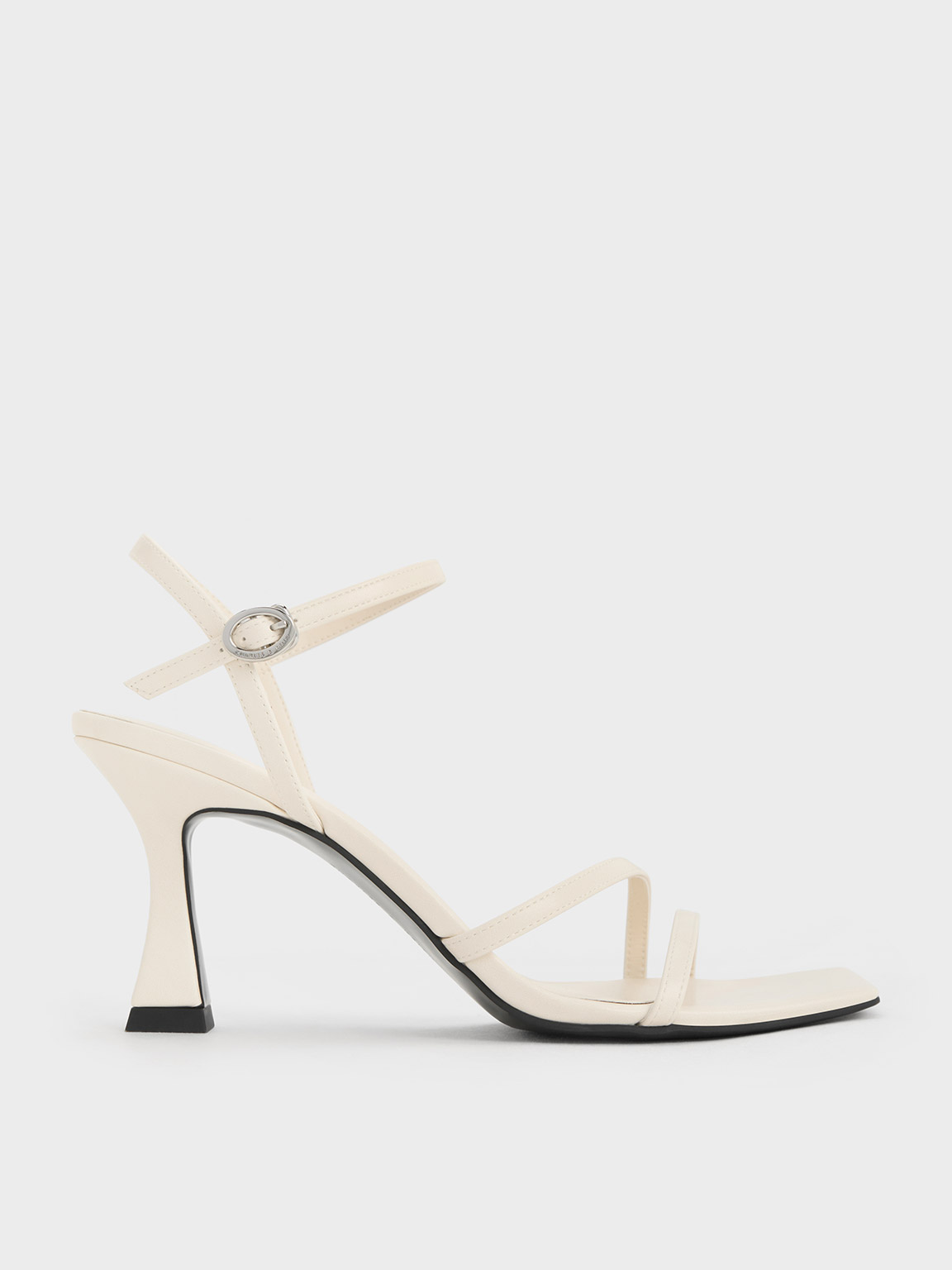 Charles & Keith - Strappy Trapeze Heel Sandals