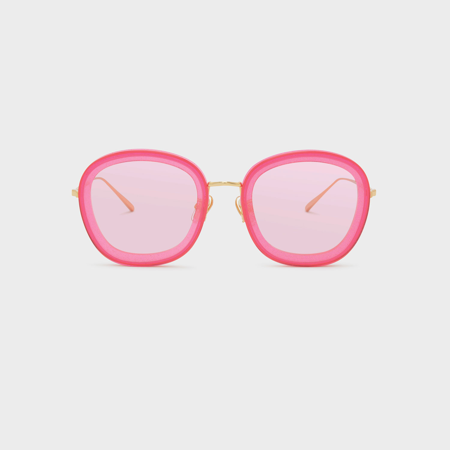 

Acetate Butterfly Frame Shades, Pink