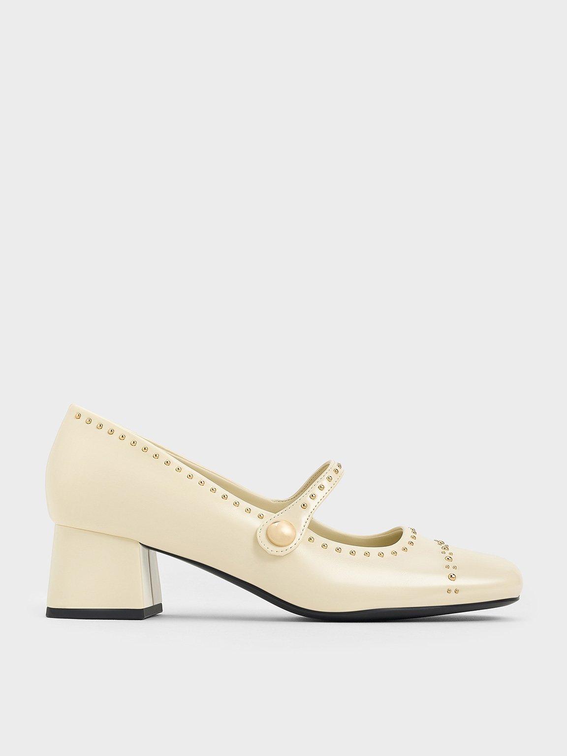 Charles & Keith - Studded Mary Jane Pumps