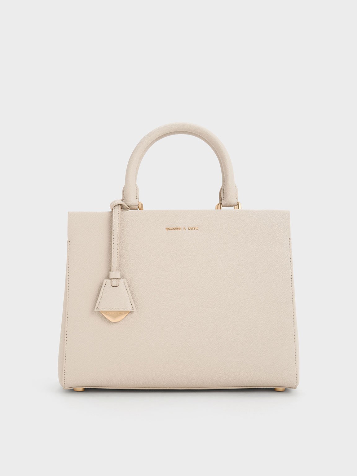 Charles & Keith - Mirabelle Structured Top Handle bag