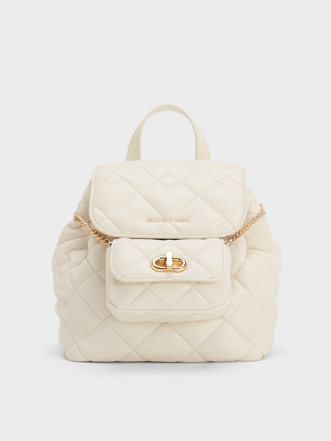 Charles & Keith - Aubrielle Quilted Backpack