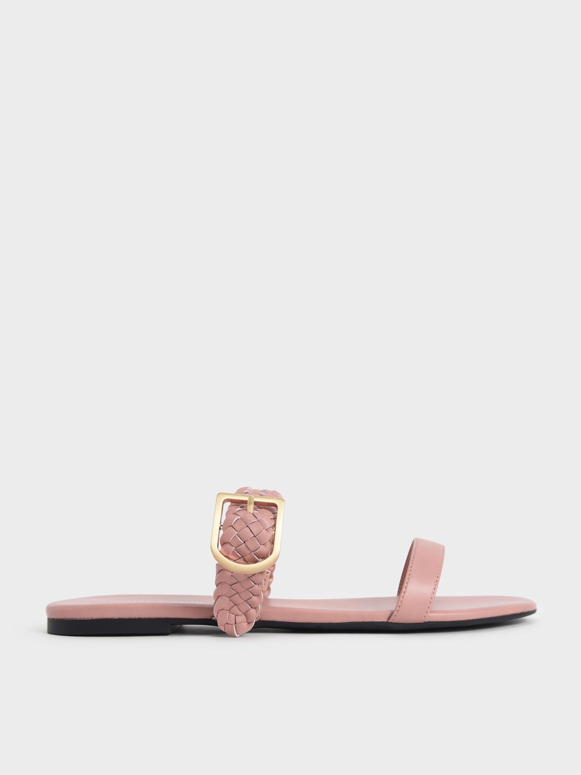 

Woven Strap Slide Sandals