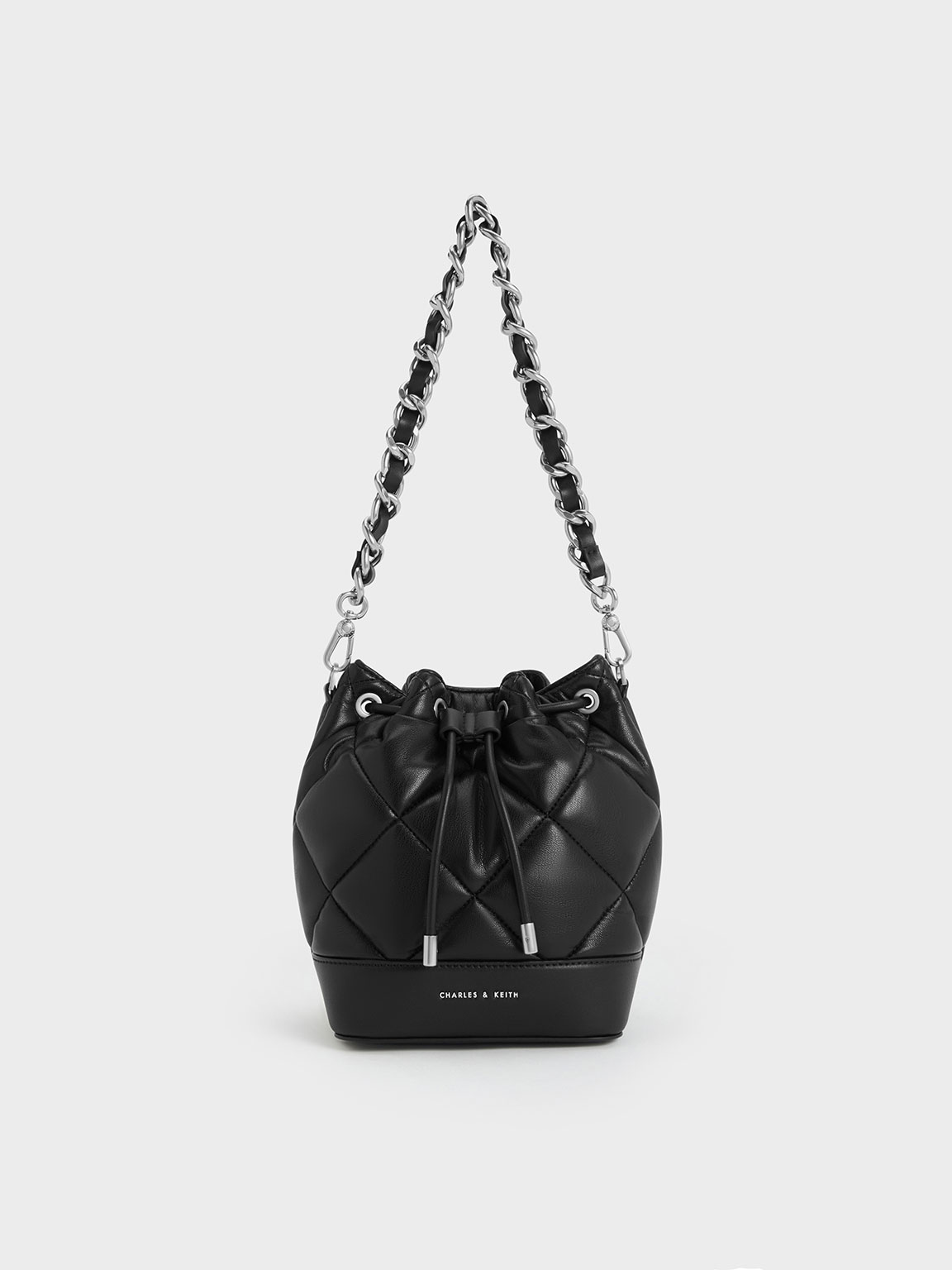 Charles & Keith - Lin Quilted Bucket Bag