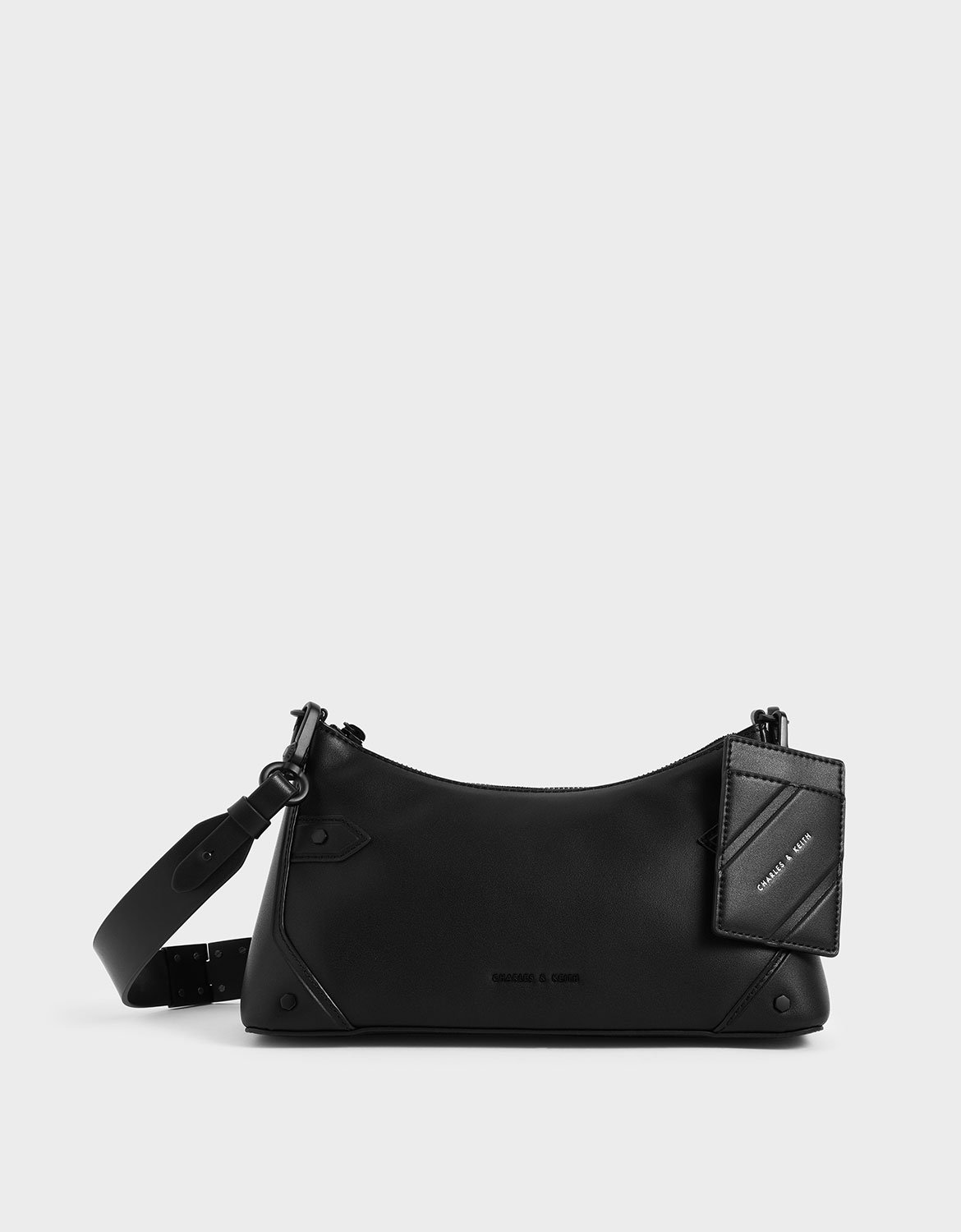 

Chain Handle Bag, Ultra-matte black